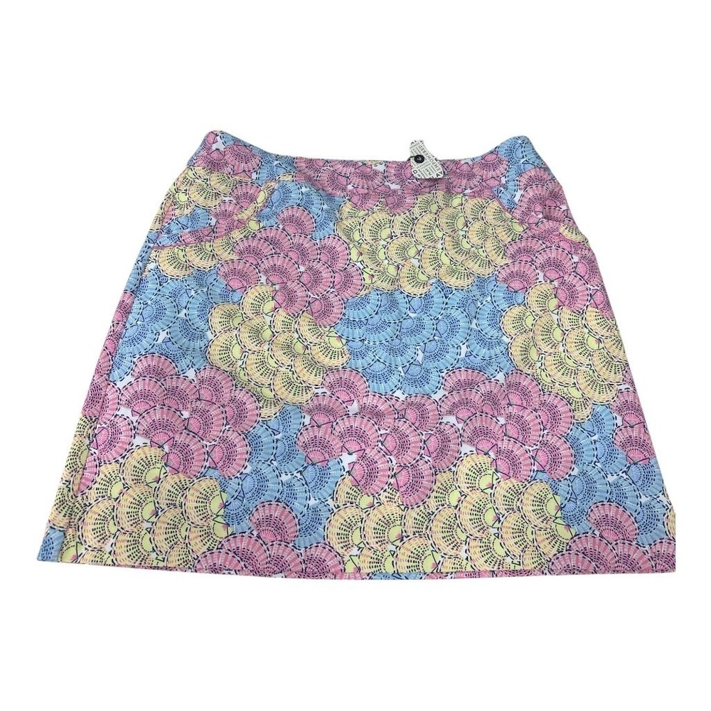 NWT WOMEN'S EP NEW YORK GOLF SKIRT/SKORT - Medium -‎ Blue Pink Yellow Shell